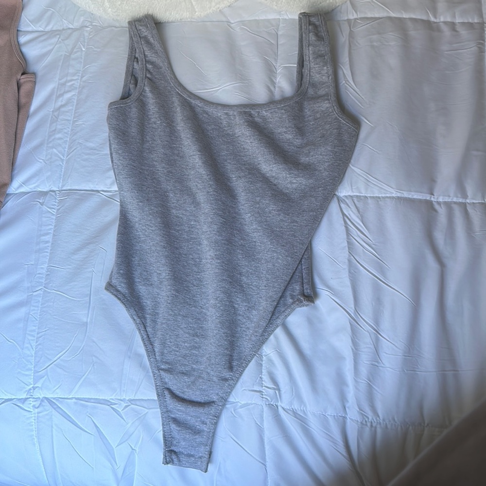 MISSGUIDED grey bodysuit